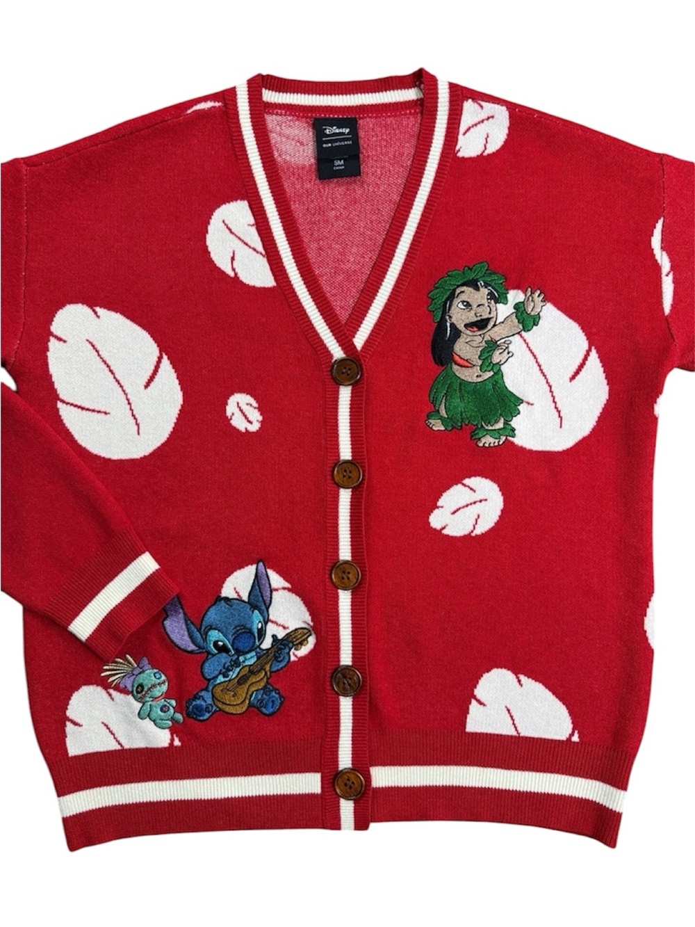 Disney Lilo & Stitch Women’s Knit Cardigan Size Small